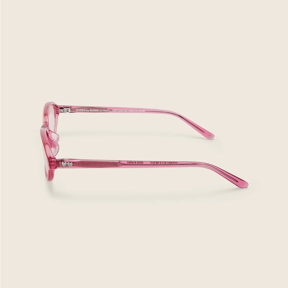 BONNIE CLYDE Pink Tinted Oval Glasses - Picture 3 of 7